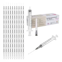 Comprar Seringa 3ml Luer Slip + Agulha 25x7 - Caixa Cu002F 100 Unidades