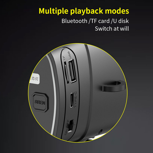 Megáfono Megáfono Bt Portátil Inalámbrico Multifuncional