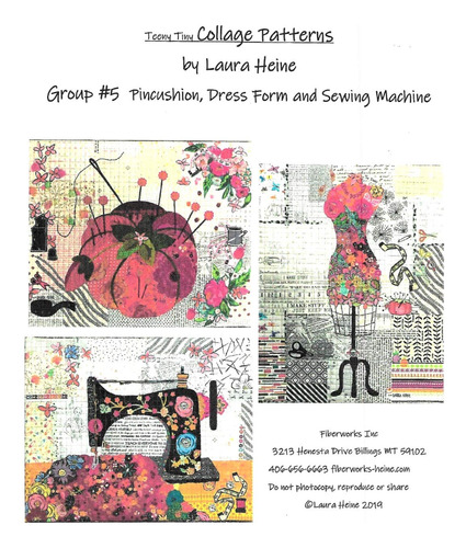 Laura Heine Lhfwtt5 - Grupo De Collage Con Apliques Pequeñ.