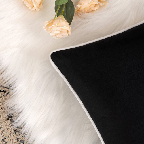 Cojines Negros Para Sofá Almohadas Con Insertos Incluid