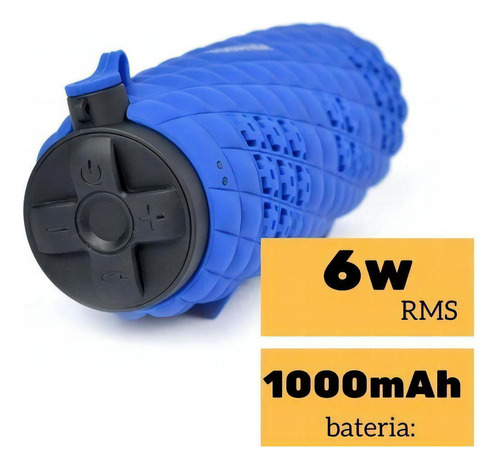 Caixa De Som Portátil Toshiba Sonic Thirst 2, 6w, Bluetooth