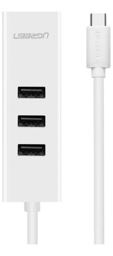 Adaptador Usb Tipo C A 3 Puertos Usb 2.0 Y Rj45 Ugreen