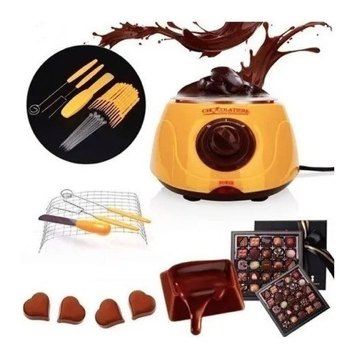 Maquina Chocolatera Fondue Olla Con Accesorios Para Derretir