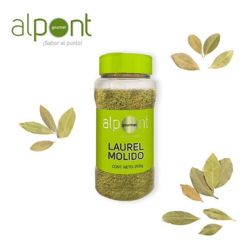 Alpont Laurel Molido 200 Gramos 2 Piezas