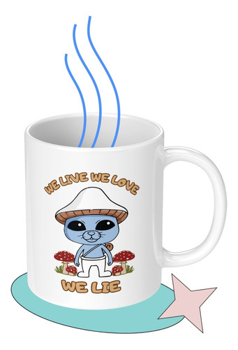 Taza Tazon Mug Meme Gato Pitufo