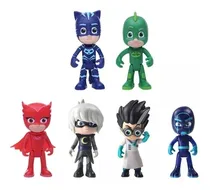 Comprar Pj Mask Heroes En Pijama Catboy Ululette  Gecko 6 Personajes