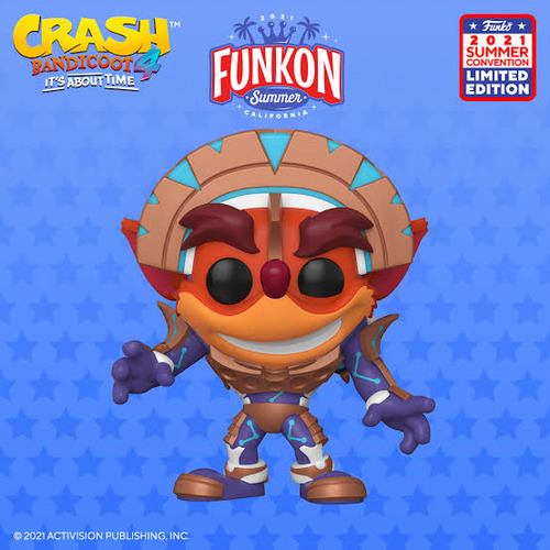Funko Pop! Games Crash Bandicoot In Mask Armor 841 Crash 4