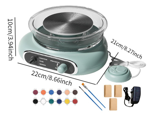 Mini Kit De Torno De Cerámica, Máquina Para Hacer Verde