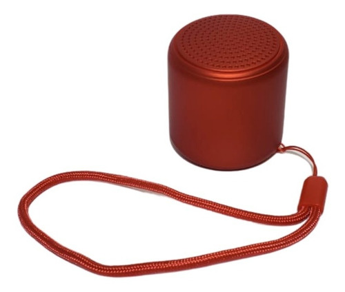Caixa Som Bluetooth Tws Silicone Mini Speaker 3w Vermelho 