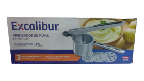 Prensador De Papas Multipropósito Excalibur Casa Hogar