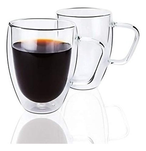 Evelyne Gmt-10340 - Juego De 2 Tazas De Café (11.8 fl Oz)