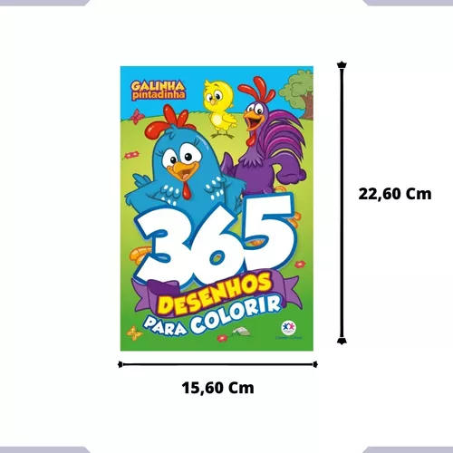 Livro Galinha Pintadinha - 365 Desenhos para Colorir Crianças Filhos  Infantil Ciranda História Brincar Pintar Colorir - Outros Livros - Magazine  Luiza