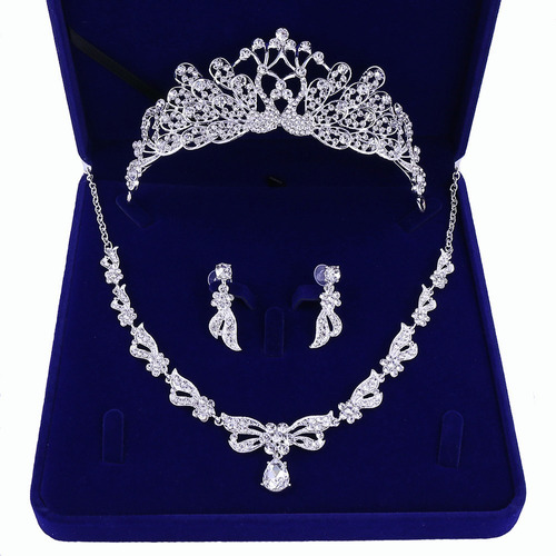 Tiara Nupcial, Coronas De Cumpleaños Y Bodas, Collares