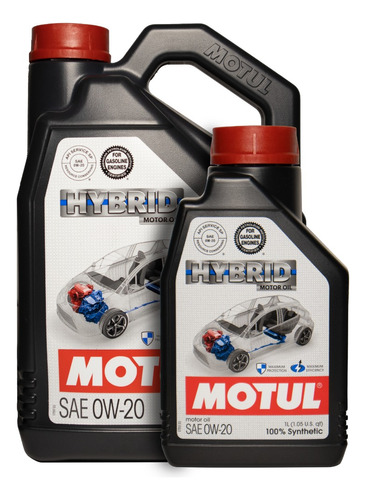 Motul Hybrid 0w20 Sintetico - Vehiculos Hibridos - 5lt