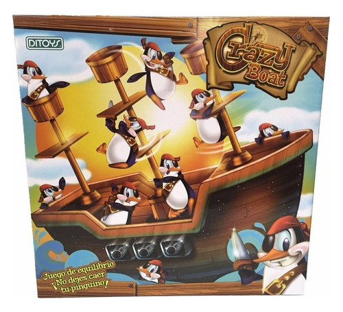 Crazy Boat El Juego De Los Pinguinos Juego De Mesa Ditoys Tv