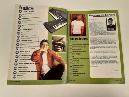 Revista Cover Teclado Ivan Lins Arte Com Atitude L600 (Usado)