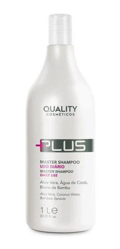 Shampoo Master Para Uso Diário Plus 1 Litro