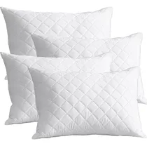 Comprar Kit 4 Travesseiros Fibra Premium Antialérgica 70x50 Lavável