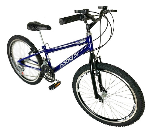 Bicicleta Axxis Aro 24 Com Marcha - 18 Velocidades Cor Azul Tamanho Do Quadro 24
