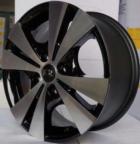 Rodas R39 Trevo Gol Etios Onix Aro 13 4x100 (jogo) + Bicos .