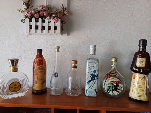 Liquido 7 Botellas De Colección. Vacías