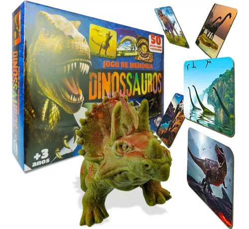 Jogo De Memória Dinossauros 50 Peças Toia - 12161