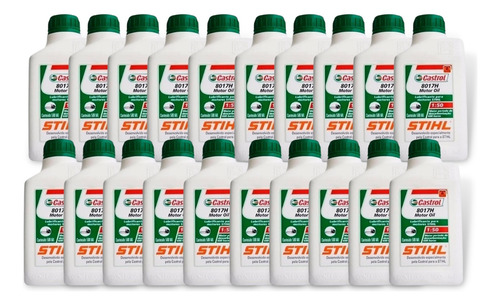 Óleo Stihl Castrol 8017h 500ml Caixa Com 20 Peças Original