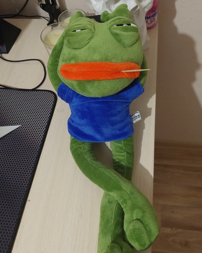 Peluche Rana Pepe Triste Sad Frog Memes Y Stickers Internet