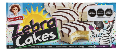 3 Pzas Pastelitos Little Debbie Zebra Cakes 10 Pzas