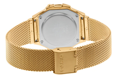 Relógio Casio Vintage Unissex Dourado Esteira A171wemg-9adf