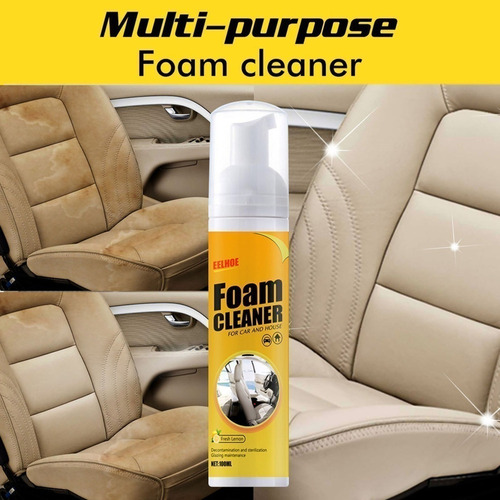 Espuma Limpiadora Fuerte De Asientos De Cuero Para Coches, P