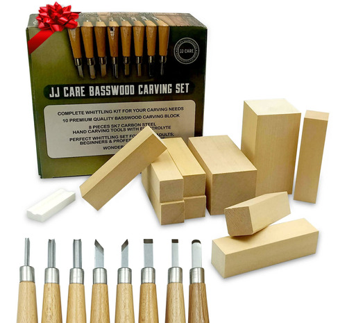 Jj Care Kit De Tallado De Madera  Kit De Cuchillos De Mader