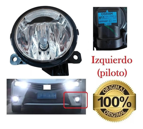 Faro Auxiliar Neblinero Para Ford Fiesta Original #89211690