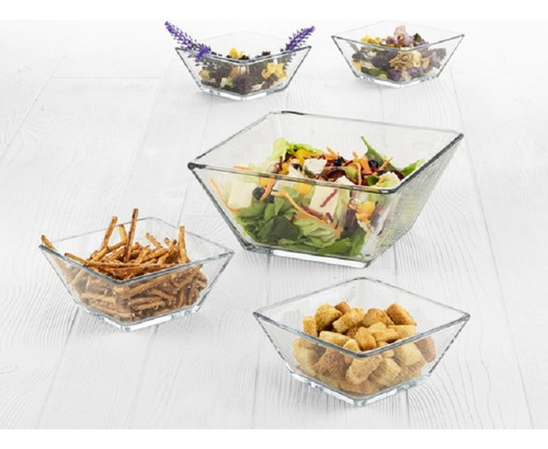 Juego De Ensaladera Tempo Con 4 Tazones