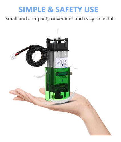 Módulo De Grabado 450nm10w High Geevorks Cnc Grabado Láser