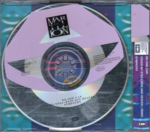 Cd Marillion - No One Can - Maxi - 3 Tracks