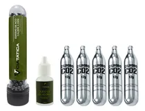 Comprar Munição Pistola 4.5mm Kit 500 Esferas Aço + 5 Co2 12g + Óleo