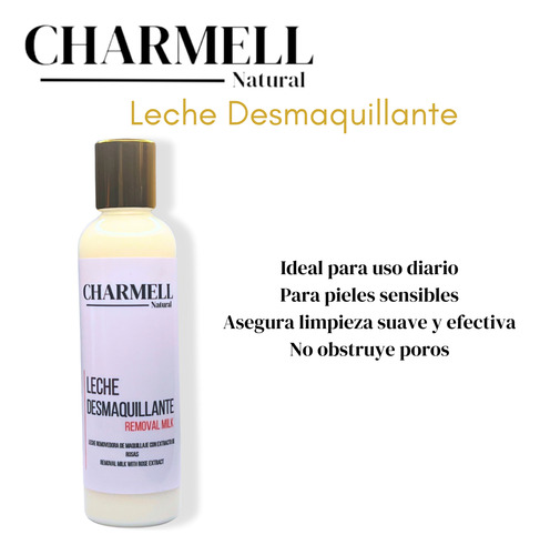 Leche Desmaquillante Charmell 120 Ml / Remove Milk 4.05 Onz