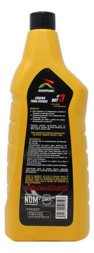 Liquido De Frenos Lf3 Dot 3 950 Ml Roshfrans