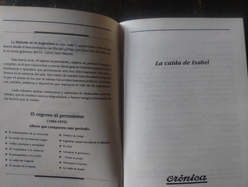 Historia De La Argentina Félix Luna. Crónica Completa (x126) (Usado)