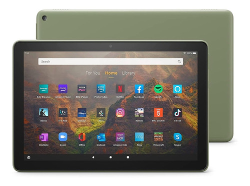 Imagen 3 de 7 de Tablet Amazon Fire Hd 10 Verde 3gb 1080p Fhd 32gb Gen 11 *