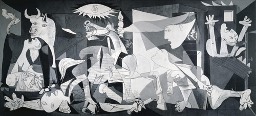 Cuadro Picasso Guernica Lienzo Canvas Con Bastidor 80x140