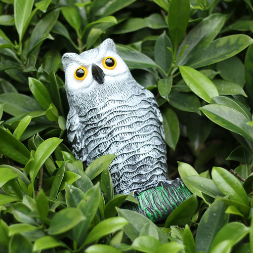 Garden Yard Scarer Decoy White Gray 26x13x11cm