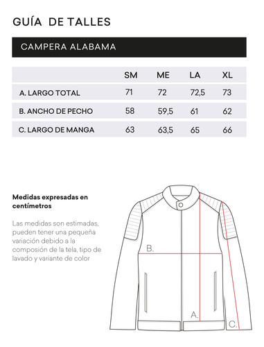 Campera De Cuero Alabama Bensimon