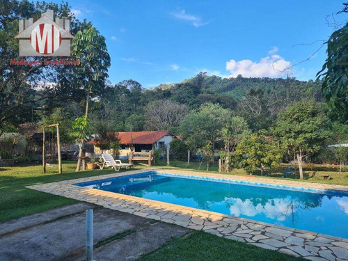 Imagem 5 de 30 de Ótima Chácara Com 3 Dormitórios, Piscina, Lago, Pomar, Acesso Todo Asfaltado, À Venda, 1600 M² Por R$ 370.000 - Zona Rural - Pinhalzinho/sp - Ch0983