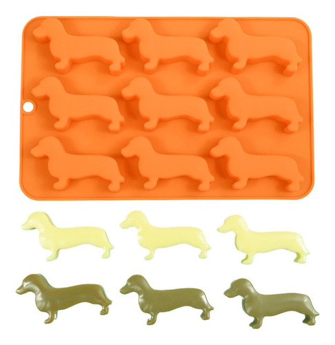 3pc Molde Para Hornear De Perro Molde Hielo De Silicona Para