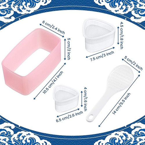 Musubi Press Moldes Para Hacer Sushi Onigiri Molde Antiadher