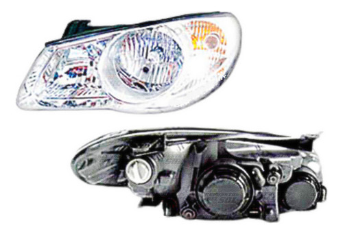 Optico Izquierdo Para Hyundai Elantra Hd 1.6 G4fc 2007 2011