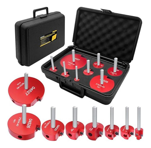 Kit Escariador De Tubos De Pvc De 8 Piezas, Protector De Acc