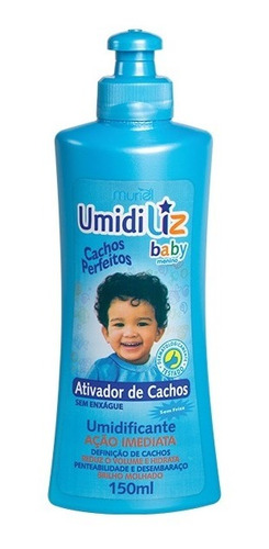 Imagem 1 de 2 de Ativador De Cachos Umidiliz Baby Menino 150ml Muriel